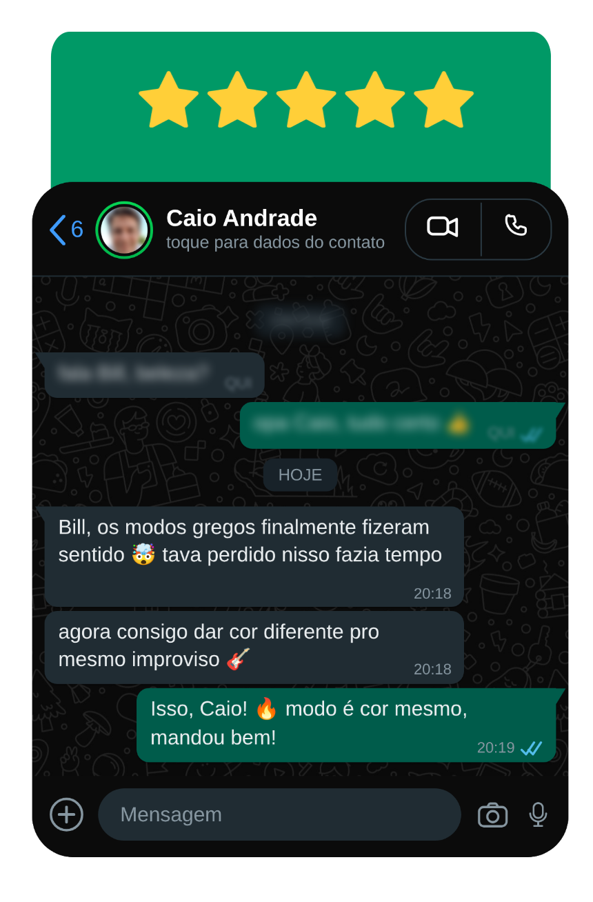 Depoimentos zap